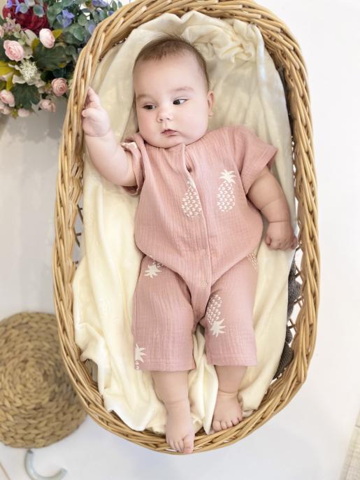 Песочник для малыша из муслина для новорожденных боди ромпер - Производитель детской одежды Жанэт