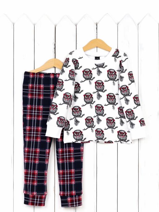 Пижама (совы/клетка шотландка) - Производитель детской одежды Baby Boom