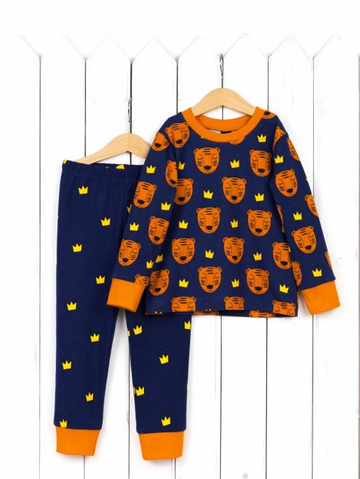 Пижама (тигры/короны/оранжевый) - Производитель детской одежды Baby Boom