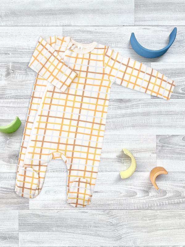 Утеплённый комбинезон с закрытой ножкой Mjölk Sleep and Play