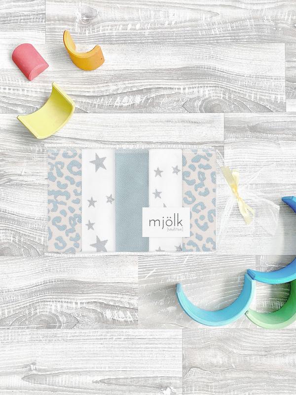 Набор платочков-слюнявчиков Mjölk