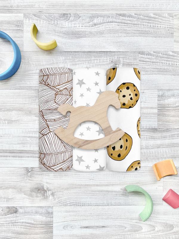 Сет из 3х пелёнок Mjölk