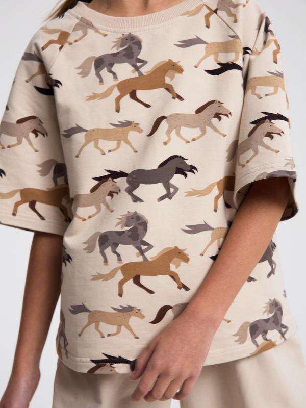 Футболка оверсайз реглан Mjölk