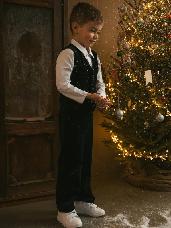 Велюровый комплект Mjölk (Жилет и брюки)