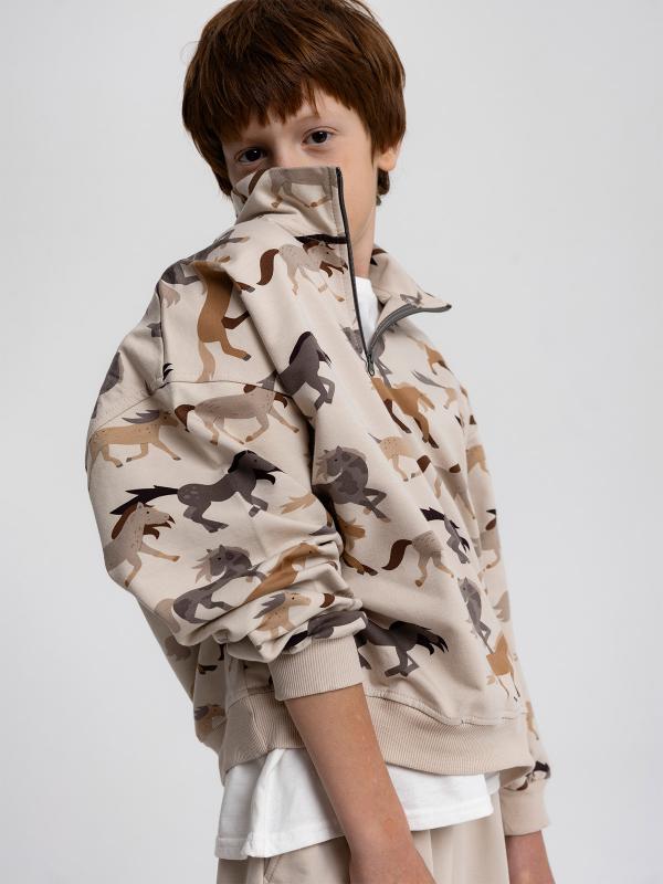 Свитшот на молнии Mjölk