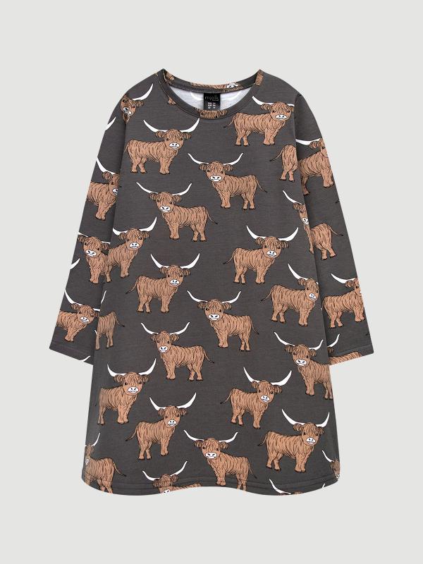 Платье трапеция Mjölk с длинным рукавом