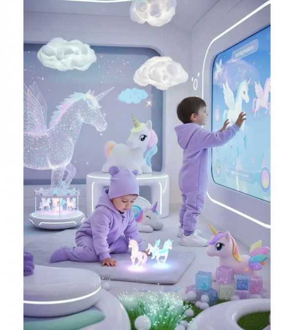 Комбинезон утепленный начесом для малышей с шапкой