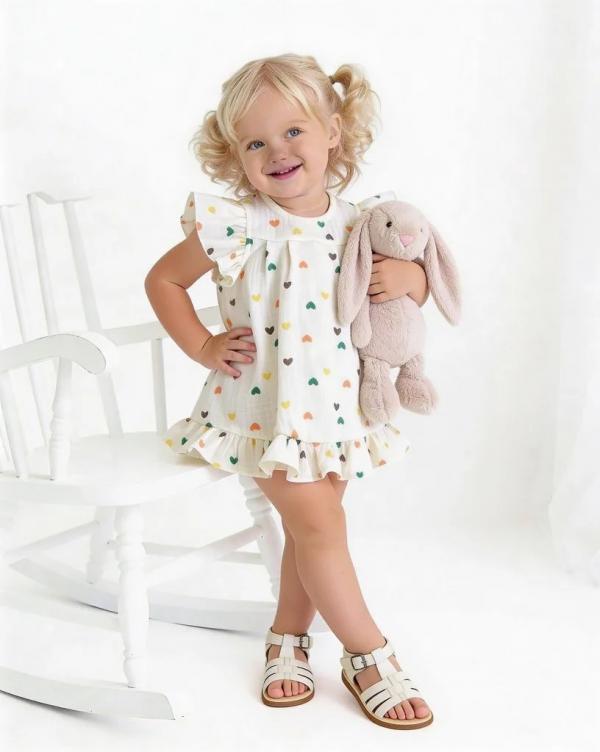 Комплект для девочки платье трусики