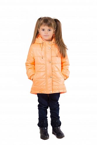Детское оранжевое пальто осень Saima - Фабрика детской одежды Saima