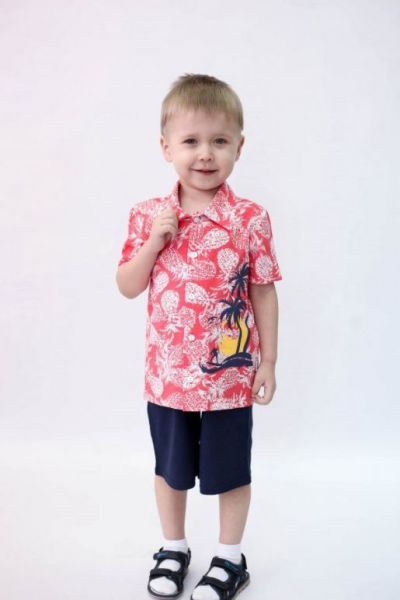 Детская летняя рубашка Белотон - Трикотажная фабрика Исток