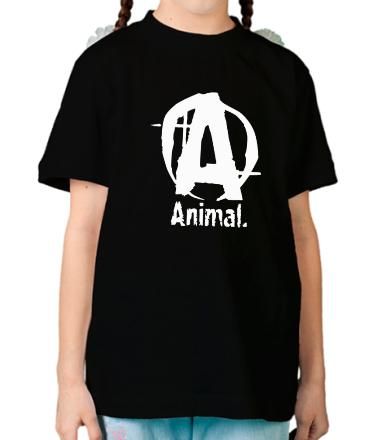 Черная детская футболка Alliance clothes - Трикотажная фабрика Alliance clothes