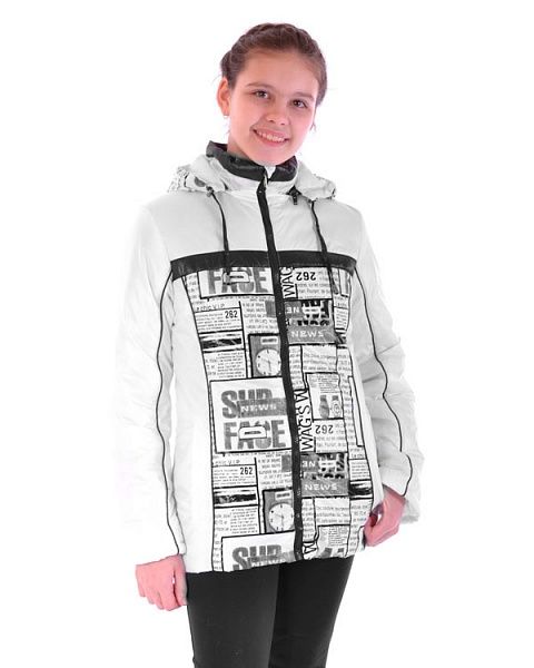 Утепленная белая детская куртка Pikolino - Производитель детской одежды Pikolino