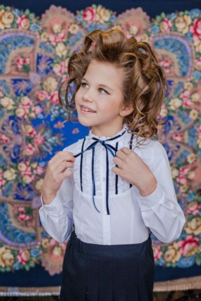 Блузка для школы UNONA Dart - Производитель детской одежды UNONA