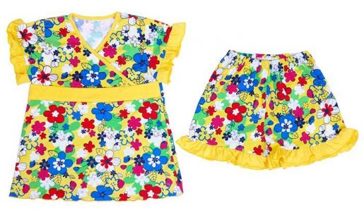 Детская разноцветная пижама Виктория Kids - Производитель детской одежды Виктория Kids