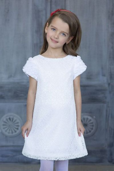 Кружевное детское платье DESALU - Фабрика детской одежды Салют