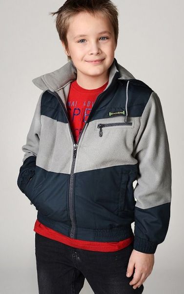 Серая детская куртка ПандаБум - Производитель детской одежды из флиса ПандаБум