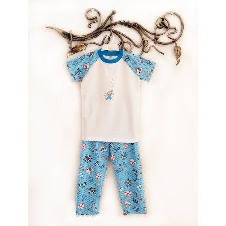 Детская пижама с короткими рукавами Светик - Текстильная фабрика Светик