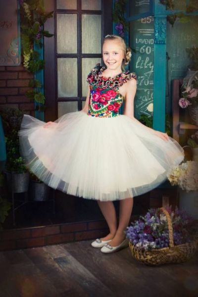 Платье в русском стиле - Фабрика одежды для девочек Мари Текс