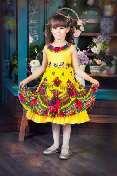 Дизайнерское детское платье - Фабрика одежды для девочек Мари Текс