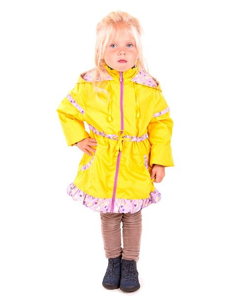 Детский яркий желтый плащ Pikolino - Производитель детской одежды Pikolino
