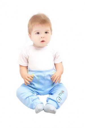 Голубые брюки ясельные Ярко - Фабрика детской одежды Ярко