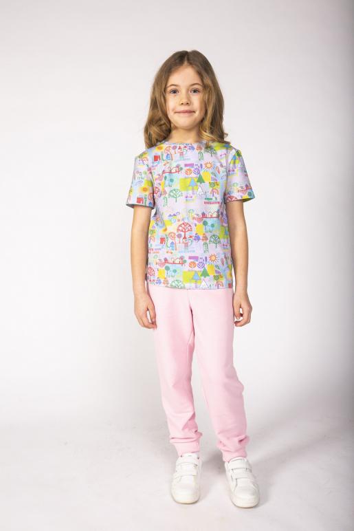 Базовая футболка с ярким оригинальным принтом - Производитель детской одежды CHADOLINI