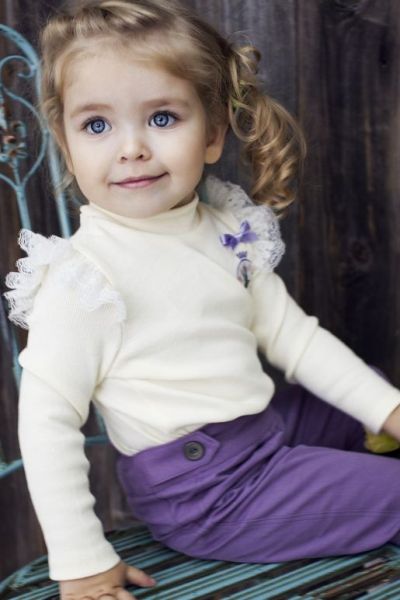 Детская водолазка на девочку - Производитель детской одежды Fleole