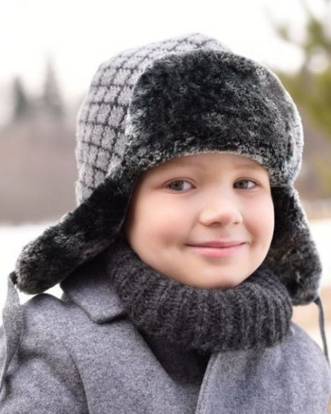 Детская зимняя шапка Дэвид на мальчика DanDani - Производитель детских головных уборов Shapkaopt