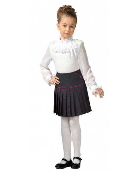 Школьная серая юбка OLMI - Фабрика детской одежды OLMI