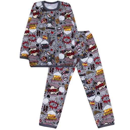 Пижама футер 2х нитка начёс для мальчика - Фабрика детской одежды Юлла