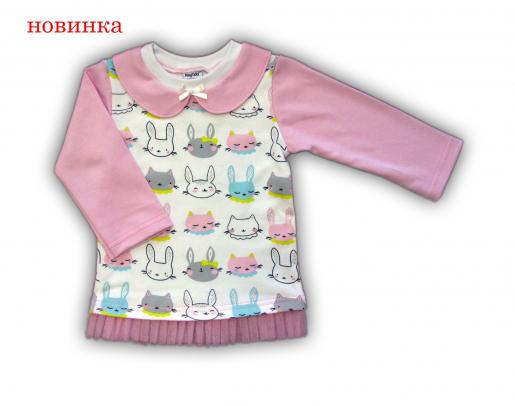 Джемпер для девочки Зайка - Швейная фабрика детской одежды МайТекс