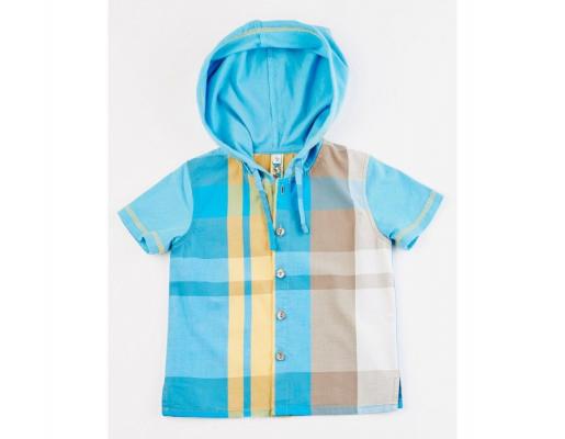 Рубашка сорочка текстильная с капюшоном - Производитель детской одежды Венейя