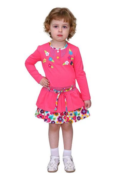Детское платье с длинным рукавом Славита - Фабрика детской одежды Славита
