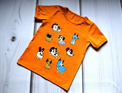 Яркая детская футболка MilleFaMille - Производитель детской одежды Мини-ми
