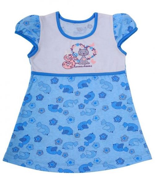 Платье детское синее Ульянка - Фабрика детской одежды Ульянка