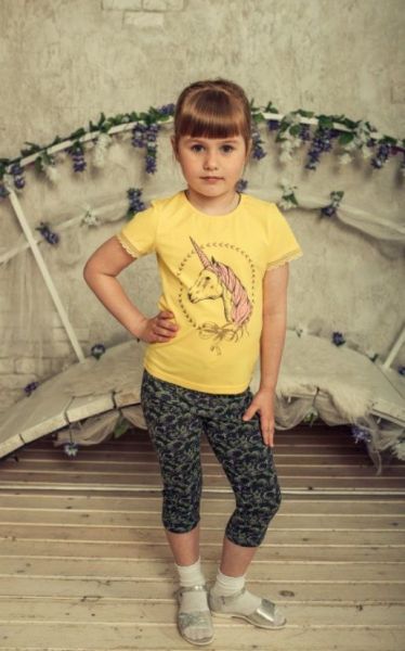 Детская желтая блузка Белотон - Трикотажная фабрика Исток