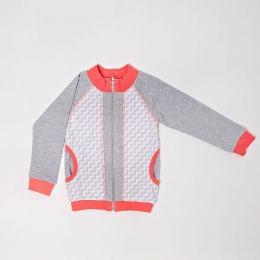 Джемпер детский на молнии для девочки - Фабрика детской одежды Трифена
