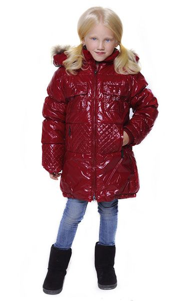 Красное детское зимнее пальто VELFI - Производитель верхней детской одежды VELFI