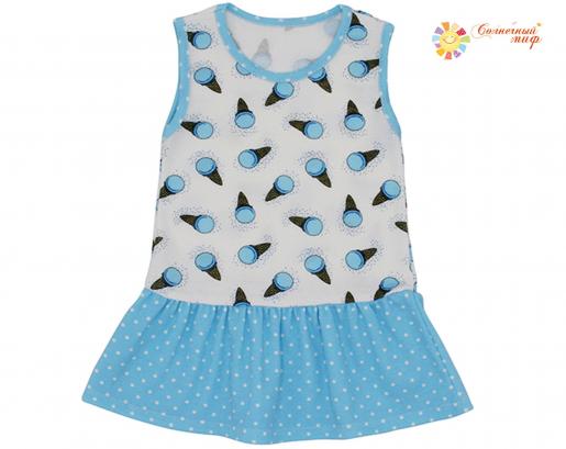 Детское платье-сарафан интерлок - Производитель детской одежды Солнечный миф