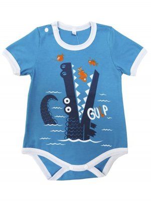 Боди голубое на новорожденного Soni Kids - Фабрика детской одежды Soni Kids