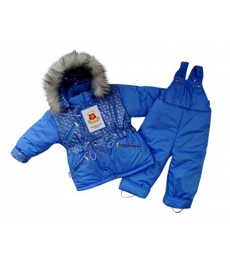 Голубой детский костюм зима ДетиЗим - Производитель детской верхней одежды ДетиЗим