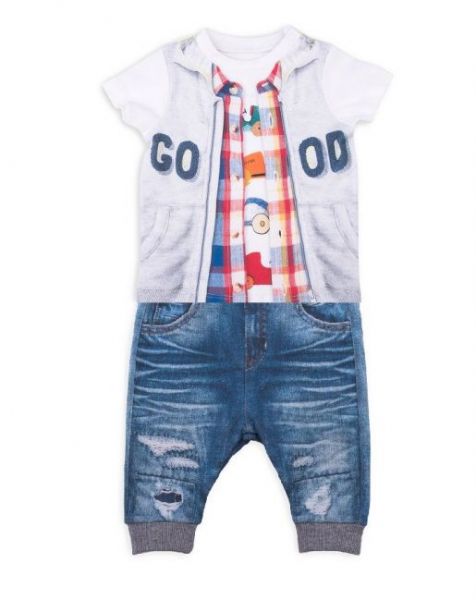 Комплект футболка и штанишки для мальчика - Производитель детской одежды Папитто