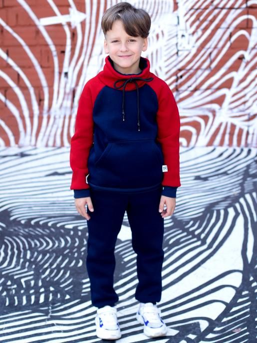 Костюм для мальчика, т.синий/красный - Фабрика детской одежды Дашенька