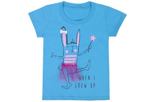 Детская футболка голубая Виктория Kids - Производитель детской одежды Виктория Kids