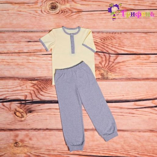 Детская пижама с коротким рукавом Трифена - Фабрика детской одежды Трифена