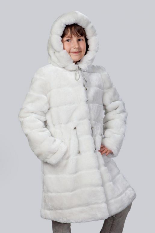 Детская шуба из мутона Снежка - Производитель детской меховой одежды Зимняя принцесса