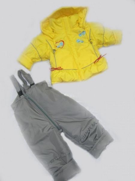 Детский комплект для девочки комбинезон и желтенькая курточка - Фабрика детской одежды Светлица