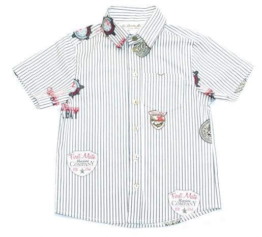 Детская рубашка на мальчика BonBon - Производитель дизайнерской  детской одежды  из натуральных материалов ТМ Mister Bon & Miss Bon