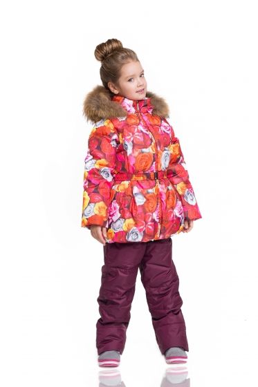Зимний Комплект для девочки на эко пуху - Производитель детской верхней одежды Aviva kids