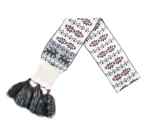 Детский двухсторонний шарф Жаккард - Фабрика детской вязаной одежды TM GAKKARD (Жаккард)